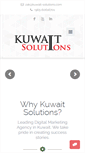 Mobile Screenshot of kuwait-solutions.com