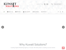 Tablet Screenshot of kuwait-solutions.com